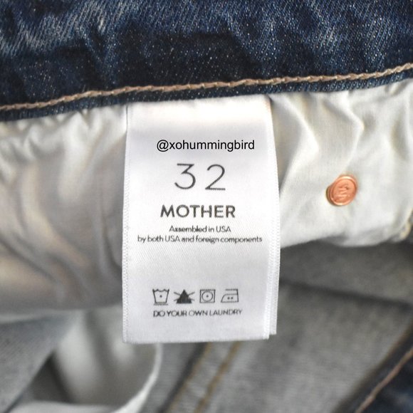 MOTHER | The Stunner Ankle Step Fray Jeans (Helter Skelter) Size 32 NWT - Picture 15 of 16